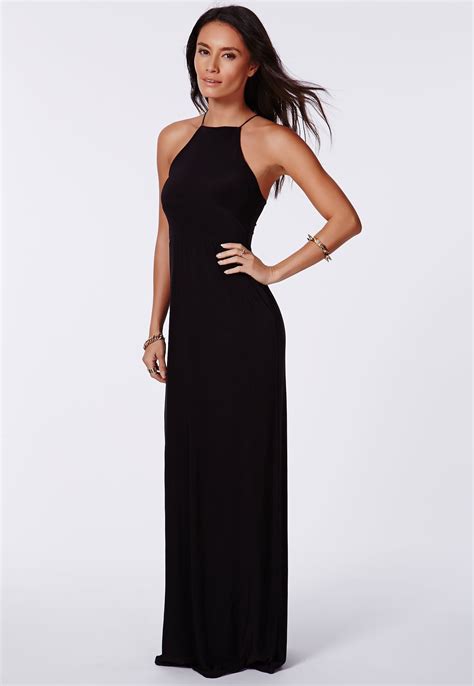 Black Maxi Dress .